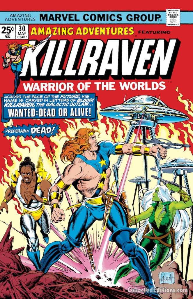 Amazing Adventures/Killraven #30 cover; pencils and inks, P. Craig Russell
