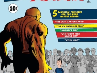 Amazing Adult Fantasy #7 cover; pencils and inks, Steve Ditko; The Magazine That Respects Your Intelligence