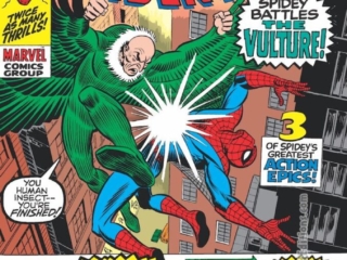 Amazing Spider-Man Annual #7 cover; pencils and inks, John Romita Sr.; Vulture, Chameleon, A Guy Named Joe, reprint issue