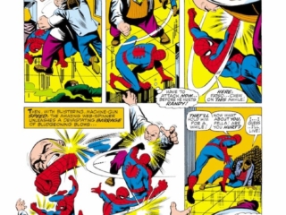 Amazing Spider-Man #68, pg. 18; layouts, John Romita Sr.; pencils and inks, Jim Mooney; Kingpin, Randy Robertson