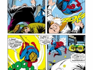 Amazing Spider-Man #70, pg. 16; layouts, John Romita Sr.; pencils and inks, Jim Mooney; Kingpin, Wilson Fisk