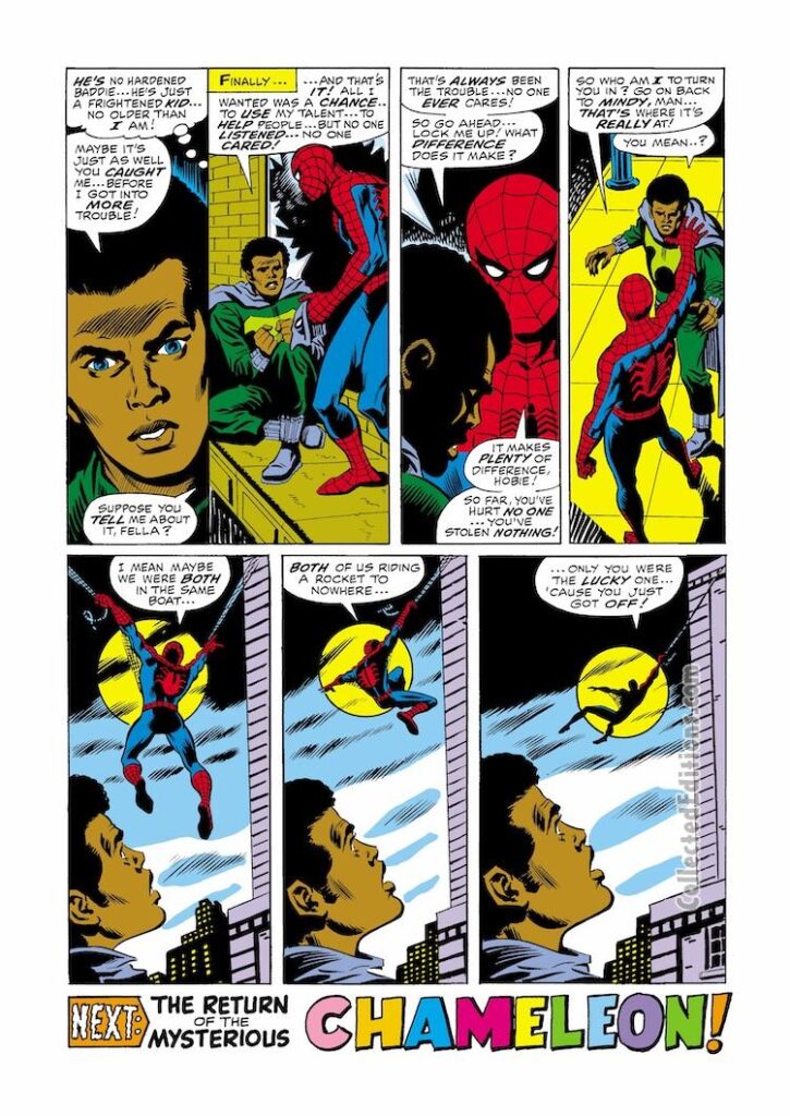 Amazing Spider-Man #79, pg. 20; layouts, John Buscema; pencils and inks, Jim Mooney; The Prowler, Hobie Brown