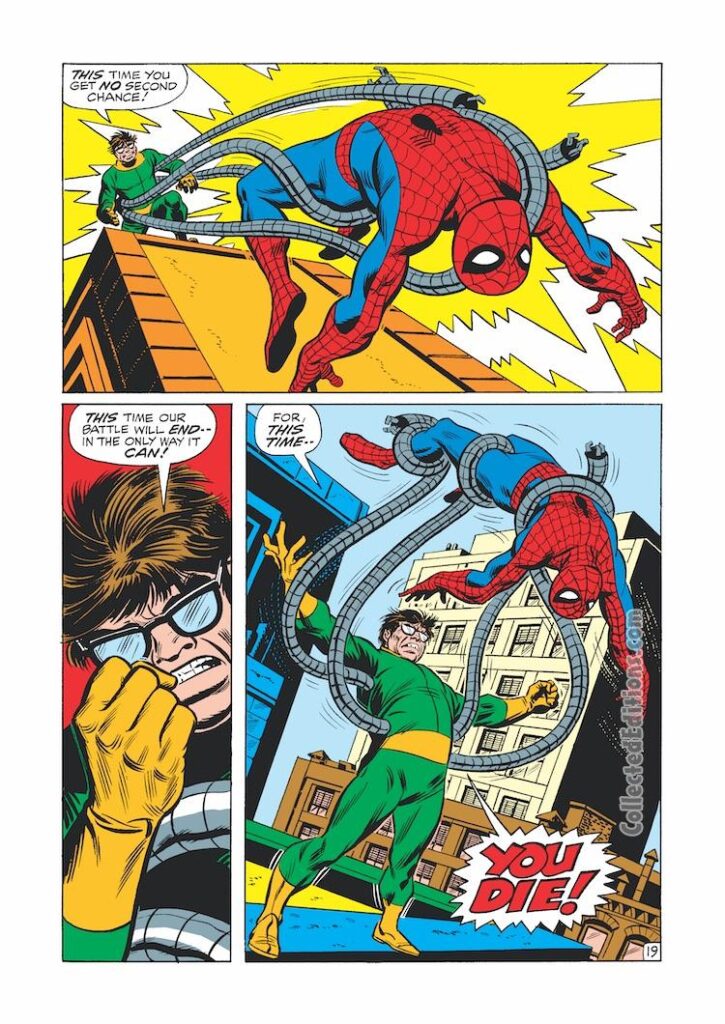 Amazing Spider-Man #89, pg. 19; pencils, Gil Kane; inks, John Romita Sr.; Doctor Octopus
