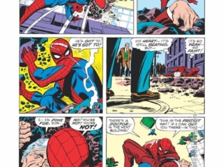 Amazing Spider-Man #90, pg. 19; pencils, Gil Kane; inks, John Romita Sr.; Doctor Octopus, Death of Captain George Stacy, Gwen Stacy