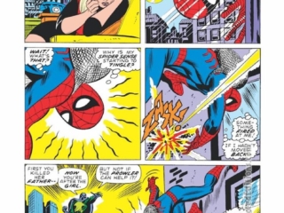 Amazing Spider-Man #93, pg. 10; pencils and inks, John Romita Sr., Gwen Stacy, Prowler
