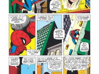 Amazing Spider-Man #95, pg. 2; pencils, John Romita Sr.; inks, Sal Buscema; Gwen Stacy