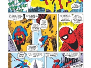 Amazing Spider-Man #95, pg. 17; pencils, John Romita Sr.; inks, Sal Buscema; London, England, Big Ben