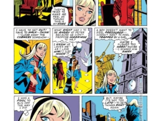 Amazing Spider-Man #98, pg. 5; pencils, Gil Kane; inks, Frank Giacoia; Gwen Stacy, London