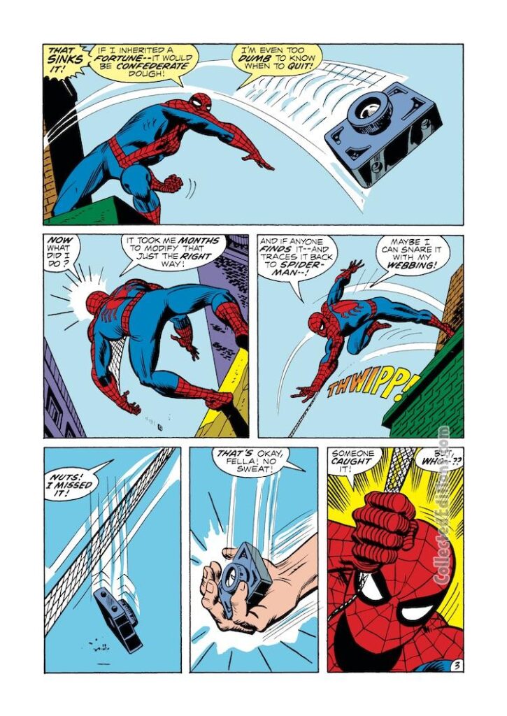 Amazing Spider-Man #110, pg. 3; pencils and inks, John Romita Sr.; camera, Daily Bugle photographer, Peter Parker