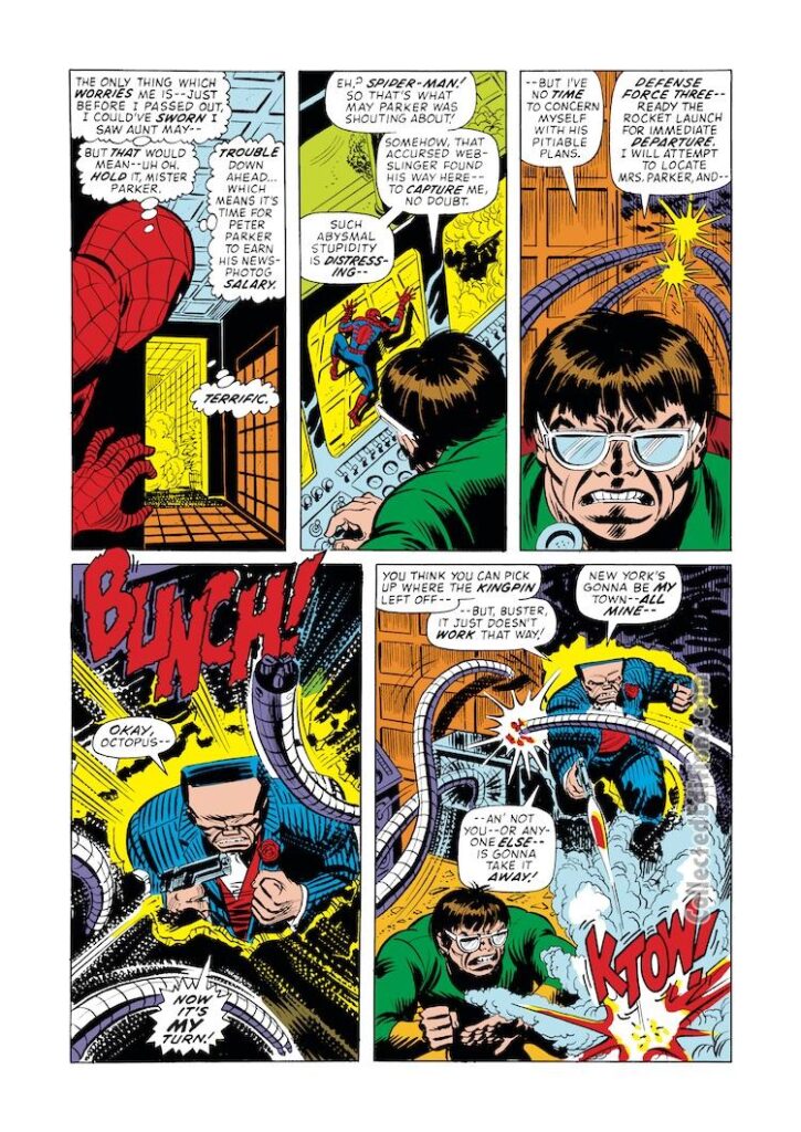 Amazing Spider-Man #115, pg. 5; pencils and inks, John Romita Sr.; Doctor Octopus, Hammerhead