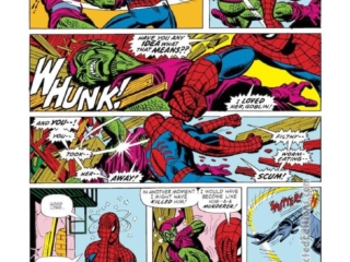 Amazing Spider-Man #122, pg. 17; pencils, Gil Kane; inks, John Romita; Green Goblin