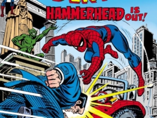 Amazing Spider-Man #130 cover; pencils and inks, John Romita Sr.; Hammerhead is Out, Spidermobile