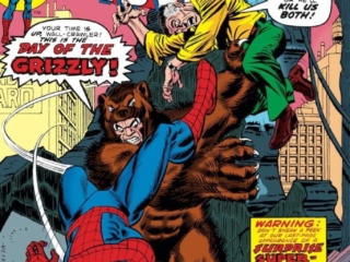 Amazing Spider-Man #139 cover; pencils, Gil Kane; inks, John Romita Sr.; Day of the Grizzly, Jonah Jameson