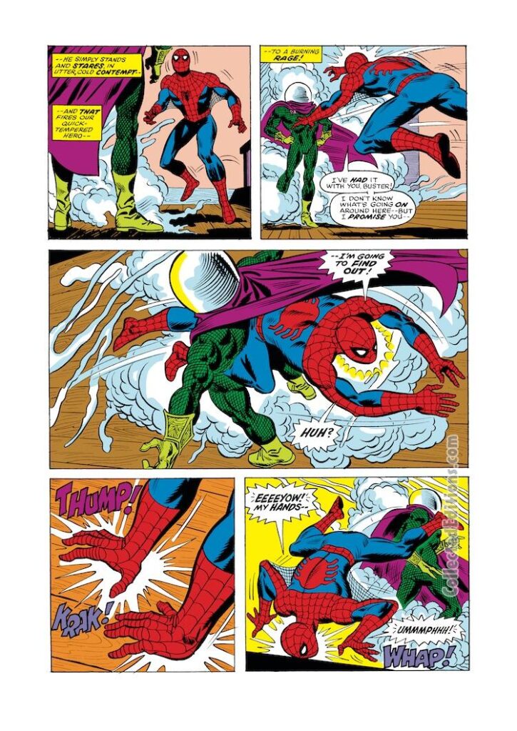 Amazing Spider-Man #142, pg. 4; pencils, Ross Andru; inks, Frank Giacoia, Dave Hunt; Mysterio