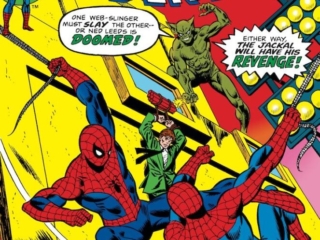 Amazing Spider-Man #149 cover; pencils, Gil Kane; inks, Frank Giacoia Amazing Spider-Man #149 cover; pencils, Gil Kane; inks, Frank Giacoia; Jackal, Miles Warren, Original Clone Saga, Even If I Live, I Die