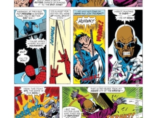 Amazing Spider-Man #155, pg. 11; layouts, Sal Buscema; pencils and inks, Mike Esposito Amazing Spider-Man #155, pg. 11; layouts, Sal Buscema; pencils and inks, Mike Esposito; Leroy Tallon; Conrad Fox, Jason Sledge