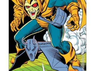 Amazing Spider-Man #238, pg. 22; pencils, John Romita, Jr.; inks, John Romita, Sr.; Hobgoblin, splash page, first appearance