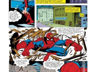 Amazing Spider-Man #239, pg. 13; pencils, John Romita Jr.; inks, Frank Giacoia