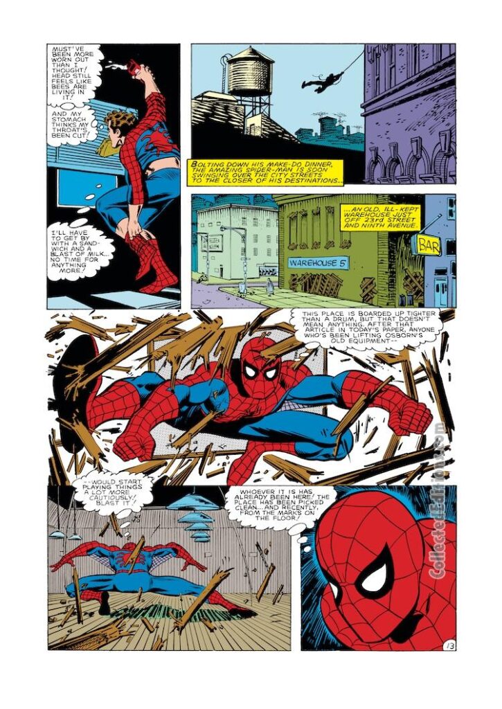 Amazing Spider-Man #239, pg. 13; pencils, John Romita Jr.; inks, Frank Giacoia