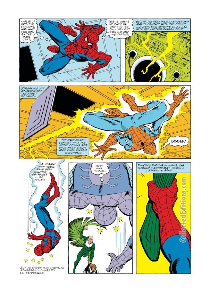 Amazing Spider-Man #240, pg. 20; pencils, John Romita Jr.; inks, Bob Layton; Vulture, Adrian Toomes