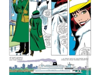 Amazing Spider-Man #241, pg. 5; pencils, John Romita Jr.; inks, Frank Giacoia; Mary Jane Watson, Aunt Anna Watson; Staten Island Ferry