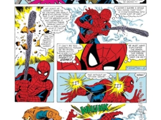 Amazing Spider-Man #249, pg. 19; pencils, John Romita Jr.; inks, Dan Green; Hobgoblin