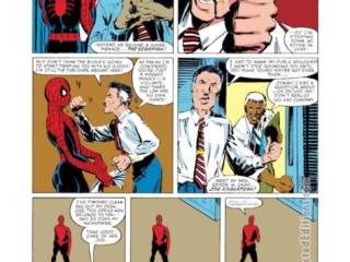 Amazing Spider-Man #251, pg. 16; pencils, Ron Frenz; inks, Klaus Janson; Jonah Jameson, Robbie Robertson, Daily Bugle
