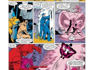 Amazing Spider-Man #254, pg. 12; pencils, Rick Leonardi; inks, Joe Rubinstein