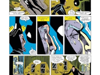 Amazing Spider-Man #255, pg. 17; pencils, Rick Leonardi; inks, Joe Rubinstein; Black Fox, first appearance