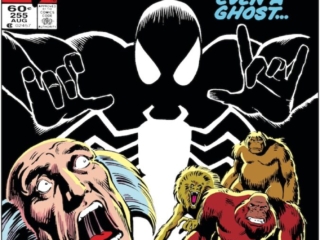 Amazing Spider-Man #255 cover; pencils, Ron Frenz; inks, Joe Rubinstein; Red Ghost, Super-Apes, Even a Ghost Can Fear the Night