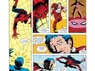 Amazing Spider-Man #262, pg. 19; pencils, Bob Layton; inks, Bob Layton, Carlos Garzon; D.J. Jones