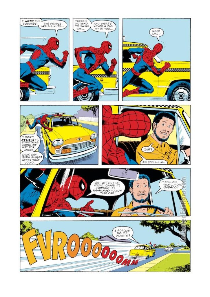 Amazing Spider-Man #267, pg. 18; pencils and inks, Bob McLeod; The Commuter