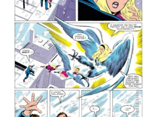 Amazing Spider-Man #274, pg. 20; layouts, Ron Frenz; pencils, James Fry, Tom Morgan; inks, Jack Fury, Joe Rubinstein, John Romita Jr., Russ Steffens; Gwen Stacy