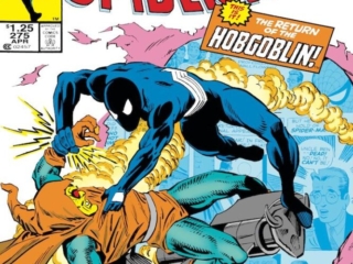 Amazing Spider-Man #275 cover; pencils, Ron Frenz; inks, Joe Rubinstein; inset art, Steve Ditko; The Return of the Hobgoblin, The Origin of Spider-Man