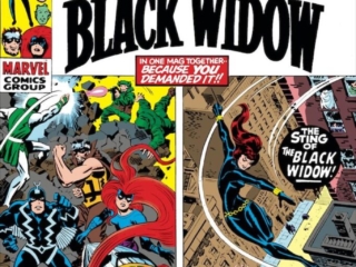 Amazing Adventures #1 cover; pencils, Jack Kirby (Inhumans), John Romita Sr. (Black Widow); inks, John Romita Sr.; Double Dynamite, Inhumans, Black Widow