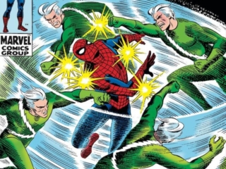 Amazing Spider-Man #71 cover; pencils and inks, John Romita Sr.; And Now Quicksilver