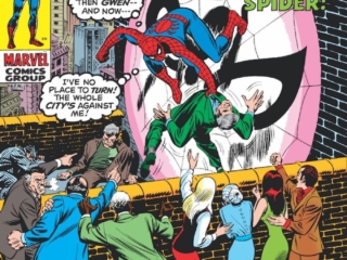 Amazing Spider-Man #91 cover; pencils and inks, John Romita Sr.; To Smash the Spider, Mary Jane, Gwen Stacy, The Man Called Bullit
