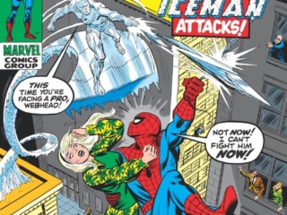 Amazing Spider-Man #92 cover; pencils and inks, John Romita Sr.; When Iceman Attacks