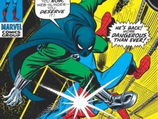 Amazing Spider-Man #93 cover; pencils and inks, John Romita Sr.; The Prowler, elevator shaft
