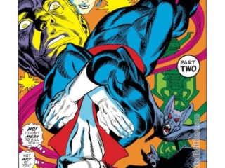 Amazing Spider-Man #102, pg. 13; pencils, Gil Kane; inks, Frank Giacoia; The Way It Began, splash page, Morbius the Living Vampire, psychedelia