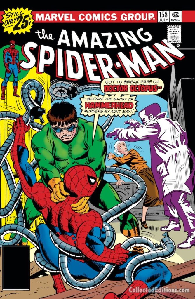 Amazing Spider-Man #158 cover; pencils, Ross Andru; Hammerhead, Doctor Octopus