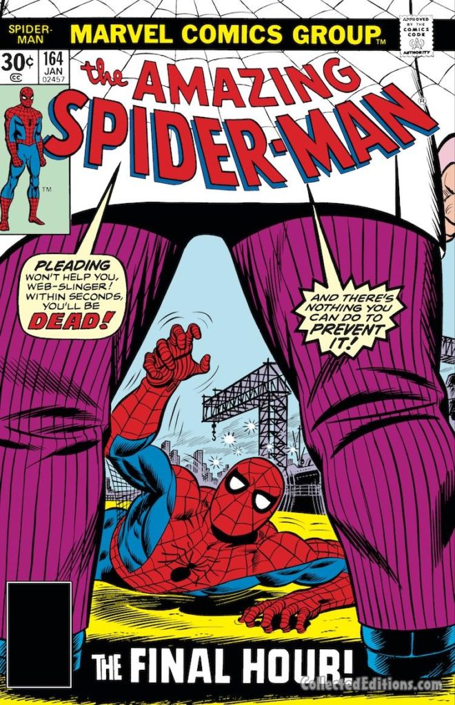 Amazing Spider-Man #164 cover; pencils and inks, John Romita Sr., Kingpin