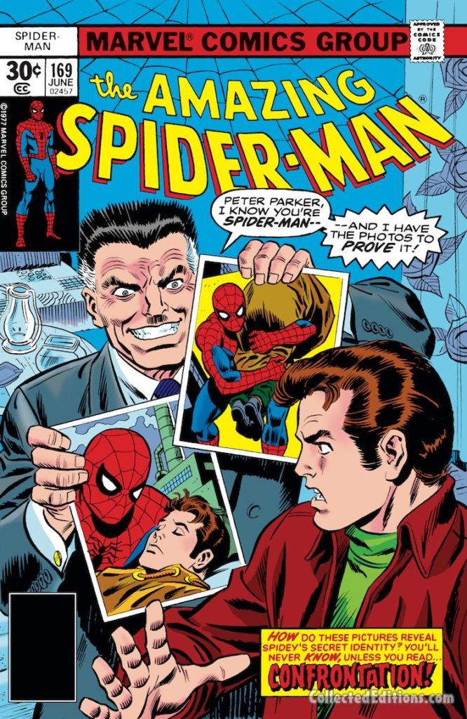Amazing Spider-Man #169 cover; pencils, John Romita Sr.; Daily Bugle/Peter Parker