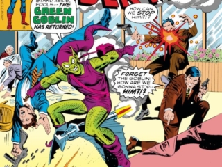 Amazing Spider-Man #177 cover; pencils, Ross Andru; inks, Joe Sinnott, Green Goblin Has Returned, Stand Aside Fools