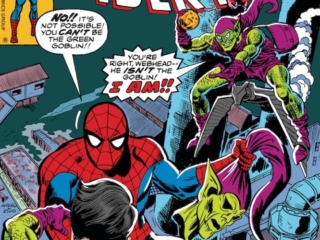 Amazing Spider-Man #180 cover; pencils, Ross Andru; inks, Mike Esposito; Green Goblin, Harry Osborn