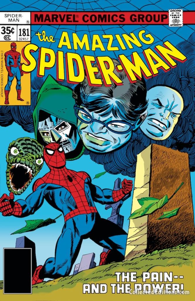 Amazing Spider-Man #181 cover; pencils, Gil Kane