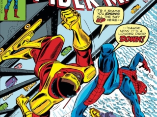 Amazing Spider-Man #182 cover; pencils, Ross Andru; inks, Mike Esposito; Rocker Racer is Back in Town