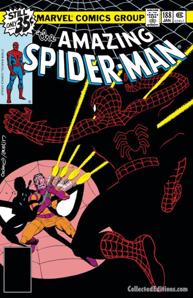 Amazing Spider-Man #188 cover; pencils, Dave Cockrum