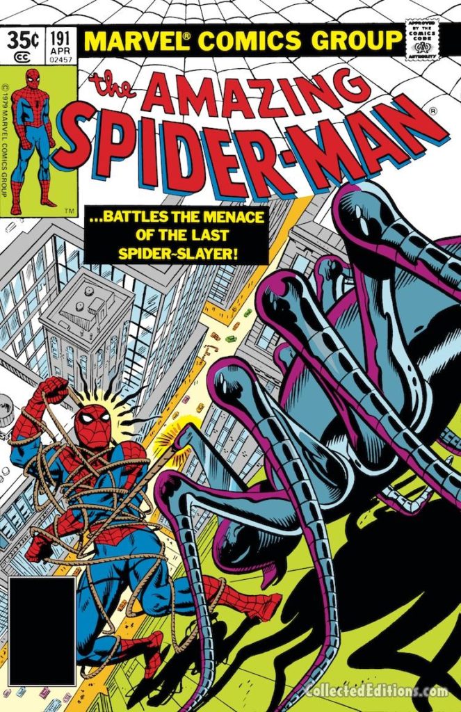 Amazing Spider-Man #191 cover; pencils and inks, Al Milgrom