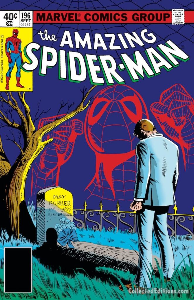 Amazing Spider-Man #196 cover; pencils, Keith Pollard